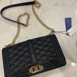 Rebecca Minkoff Leather Quilted Love purse